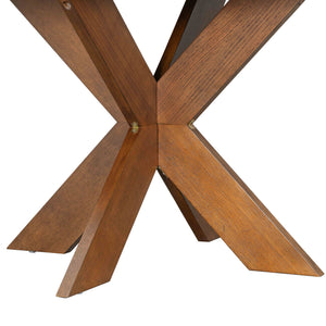 Round Dining Table Kitchen Table - Cherry