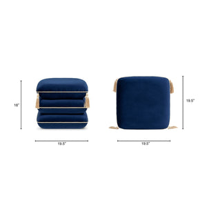 Monarch - Squared Upholstered Ottoman