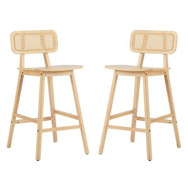 Bari - Indoor Wood Barstool (Set of 2)