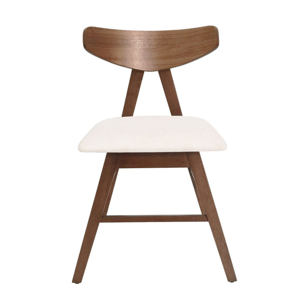 Vida - Dining Chair (Set of 2) With Upholstered Seats - Light Beige