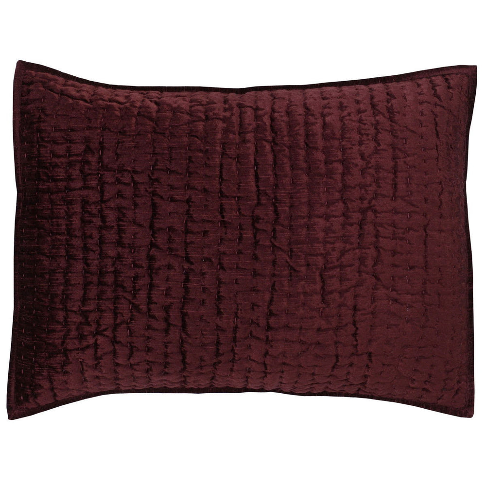 Bari - Velvet Quilt - Port