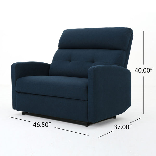 Alma - Contemporary Upholstered Loveseat Recliner