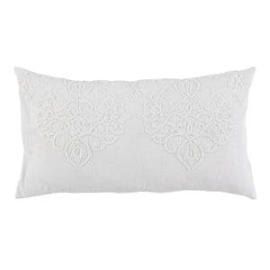 Reagan - Duvet King Collection - Ivory/White