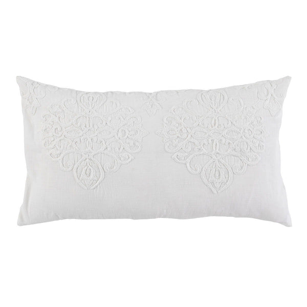 Reagan - Duvet King Collection - Ivory/White