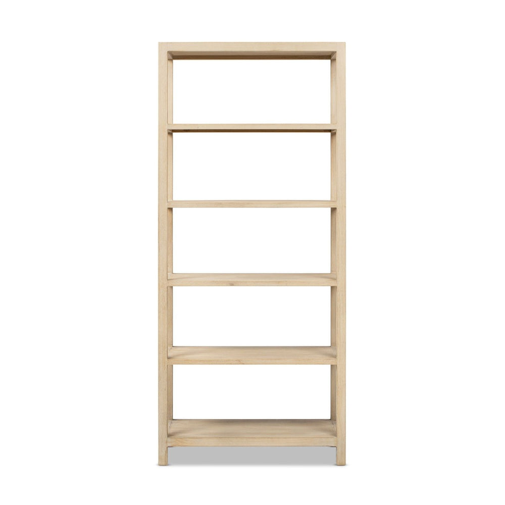 Ellis - 5 Shelf Open Frame Bookcase - Natural