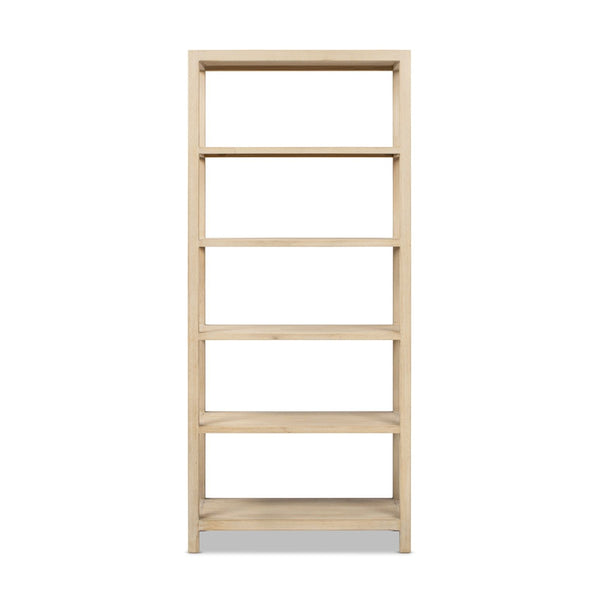 Ellis - 5 Shelf Open Frame Bookcase - Natural