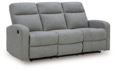 Gauntlet - Reclining Sofa - Sterling