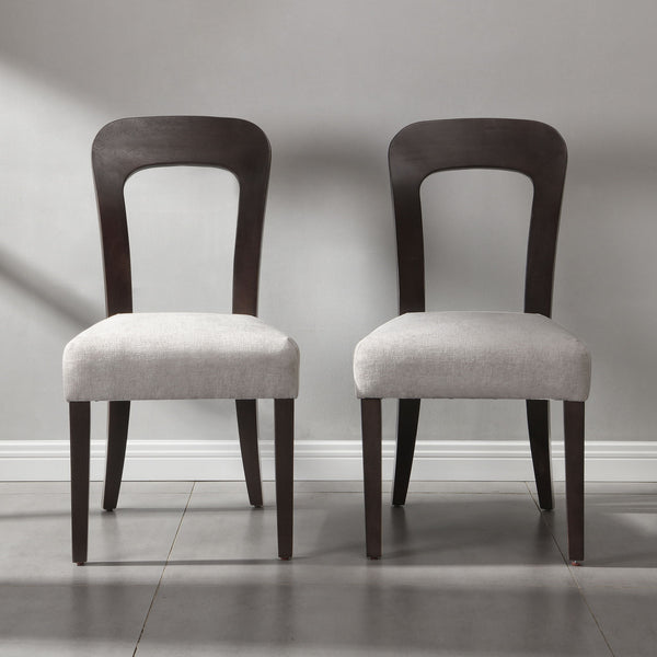 Upholstered Dining Chairs (Set of 2) - Gray