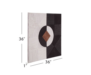 Mercury Wall Hanging - White / Black