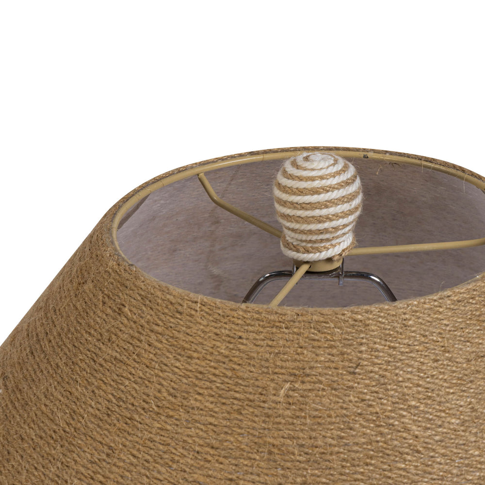 Tanga - Jute And Cotton Table Lamp - Natural