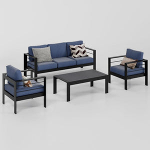 Outdoor Patio Set, All-Weather, Thick Cushions