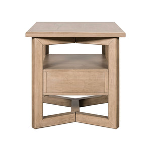 Proximity Place - Rectangular End Table - Barley Buff