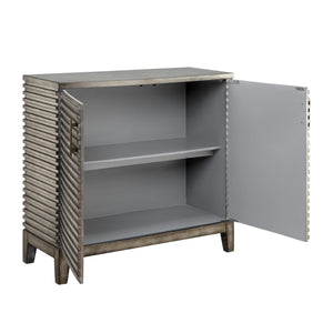 Fancy Design Chest With Ample Storage - Gray