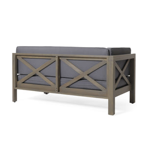 Brava - X Back Corner Bench