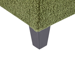 Storage Ottoman With Flip Top Lid - Retro Green