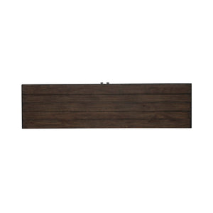 River Place - 2 Door 9 Drawer Dresser - Riverstone White & Tobacco