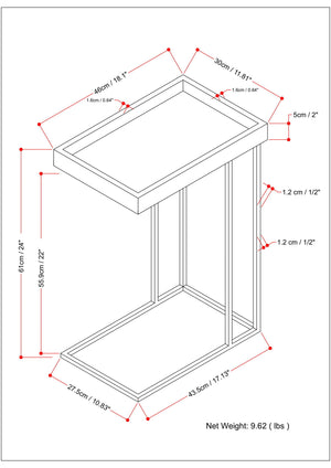 Gallagher - Handcrafted C Side Table