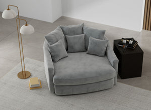 Matty - Round Accent Cuddle Chaise