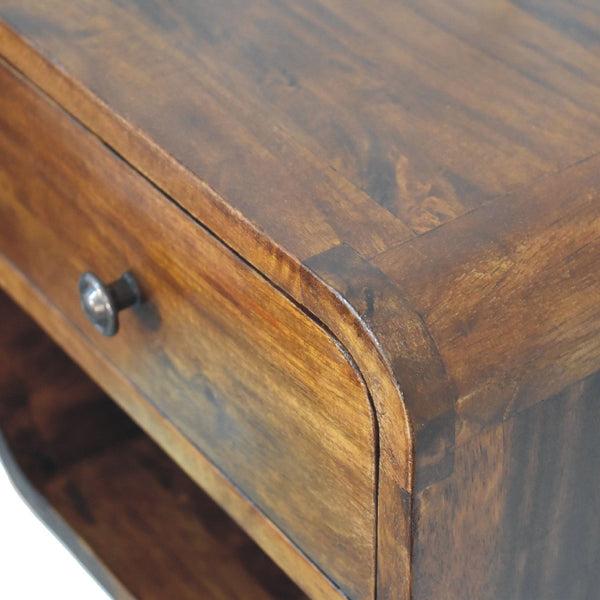 Curve Upper Slot Floating Nightstand
