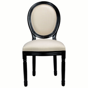 Upholstered & Round Back Dining Chairs (Set of 2)