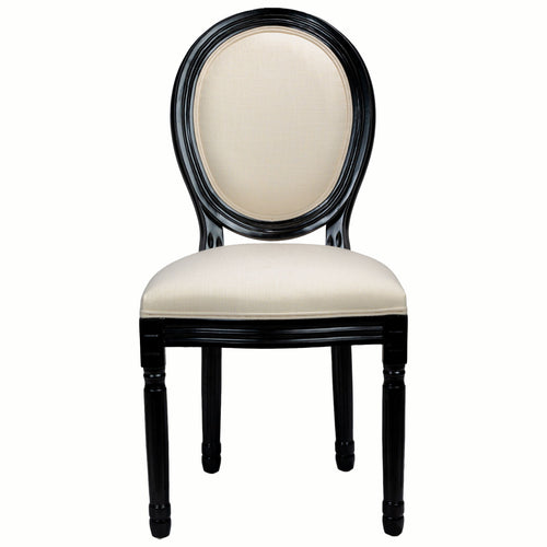 Upholstered & Round Back Dining Chairs (Set of 2)