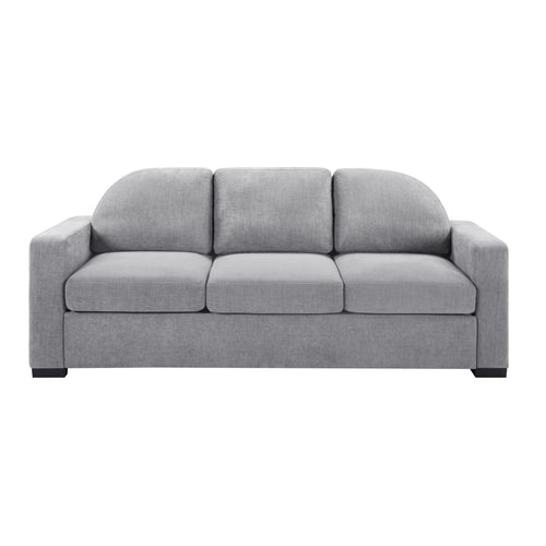 Modern 3 Seater Sofa With Curved Backrest