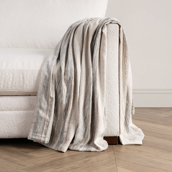 Rockport - 50" x 70" Throw - Ivory Multi