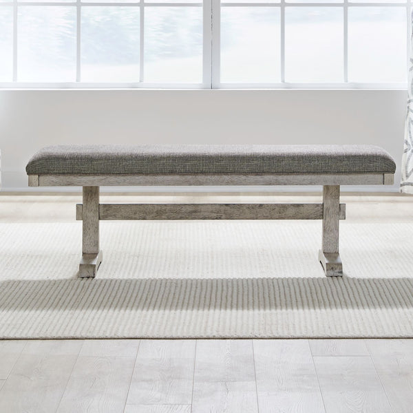 Hallendale - Upholstered Dining Bench - Gravel Wash