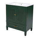 Bathroom Vanity With Sink, Soft Closing Door, Multi Functional Storage
