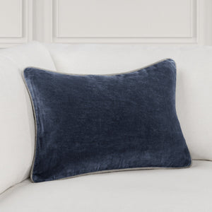 Heirloom Velvet - SLD Pillow - Navy