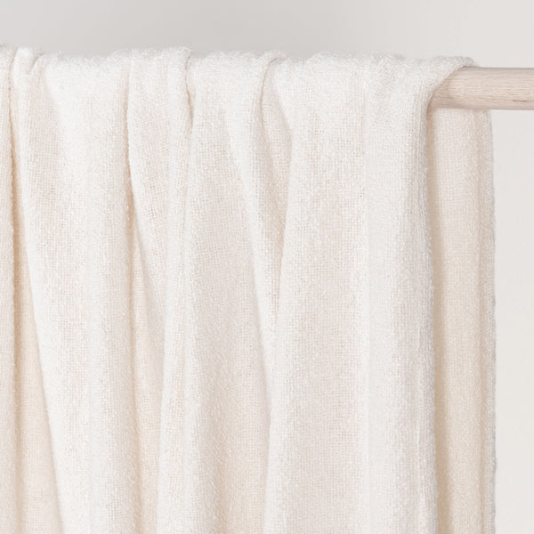 Aria - 50" x 70" Boucle Throw - Ivory