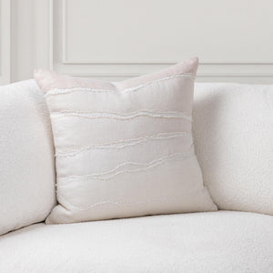 Villa Classics - Bikram 22" x 22" Accent Pillow - Ivory / Natural