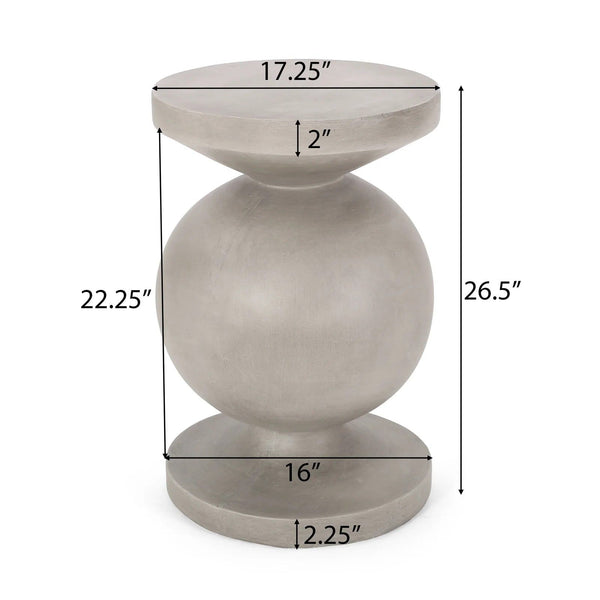 End Table, Outdoor - Natural