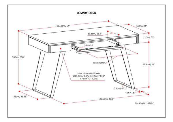 Lowry - Handcrafted Desk