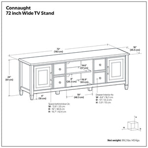 Connaught - Wide TV Stand