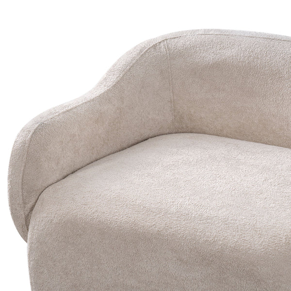 Modern Accent Chair With Recessed Arms And Tight Back