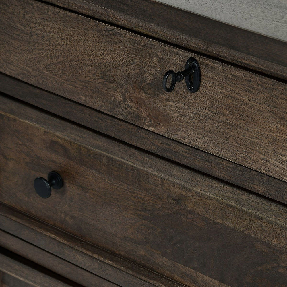 Adelaide - Wood 3 Drawer Nightstand - Cocoa Brown
