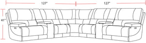 Whitman - Power Reclining Sectional