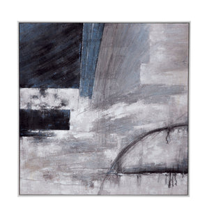 Yuma Canvas Art - Gray