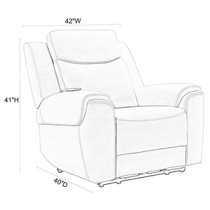 Momentum - Power Zero Gravity Recliner With Heat And Massage