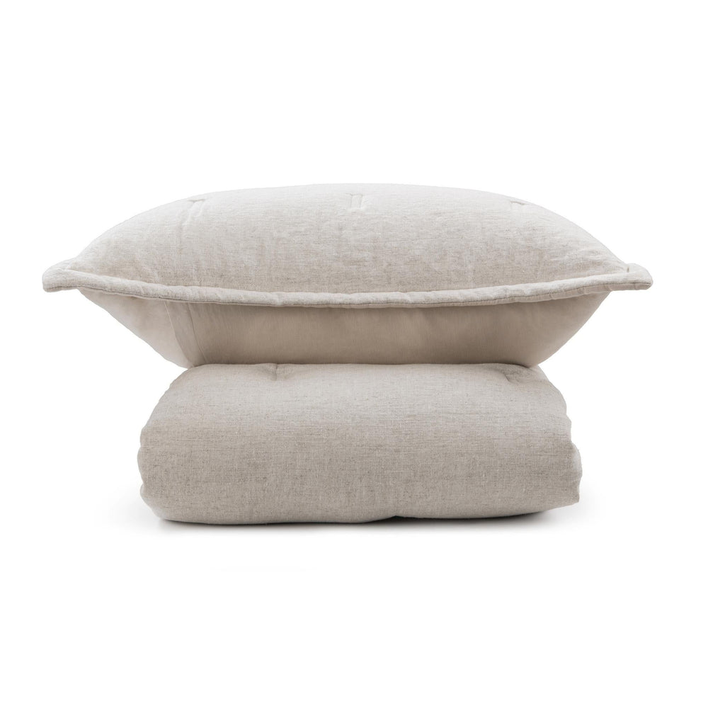 Talia - Comforter Euro Sham - Natural