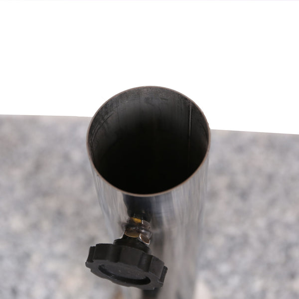 Umbrella Holder Square 55 Lbs Umbrella Base - Natural / Gray