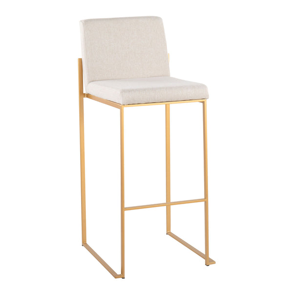 Fuji - Contemporary Design High Back Barstool