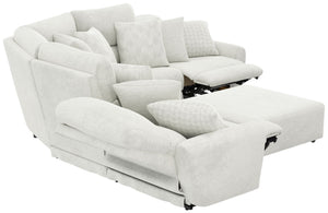 Majesty - Deep Seating Power Reclining Sectional And Ottoman