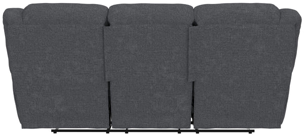 Trifecta - Sofa With 3 Recliners and Drop Down Table