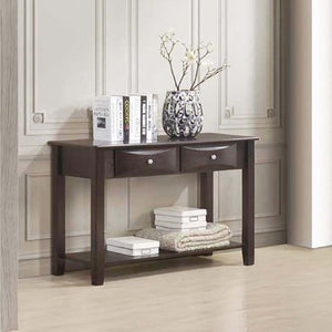 Table Set With Drawers And Open Shelf Storage