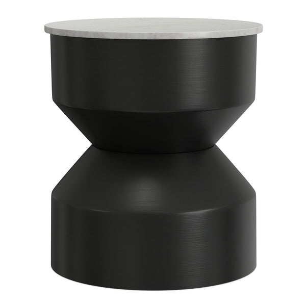Maxine - Side Table - Black White