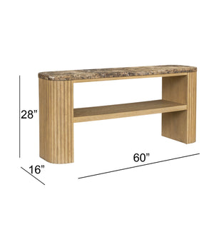 Arlo - Console Table - Pale Oak