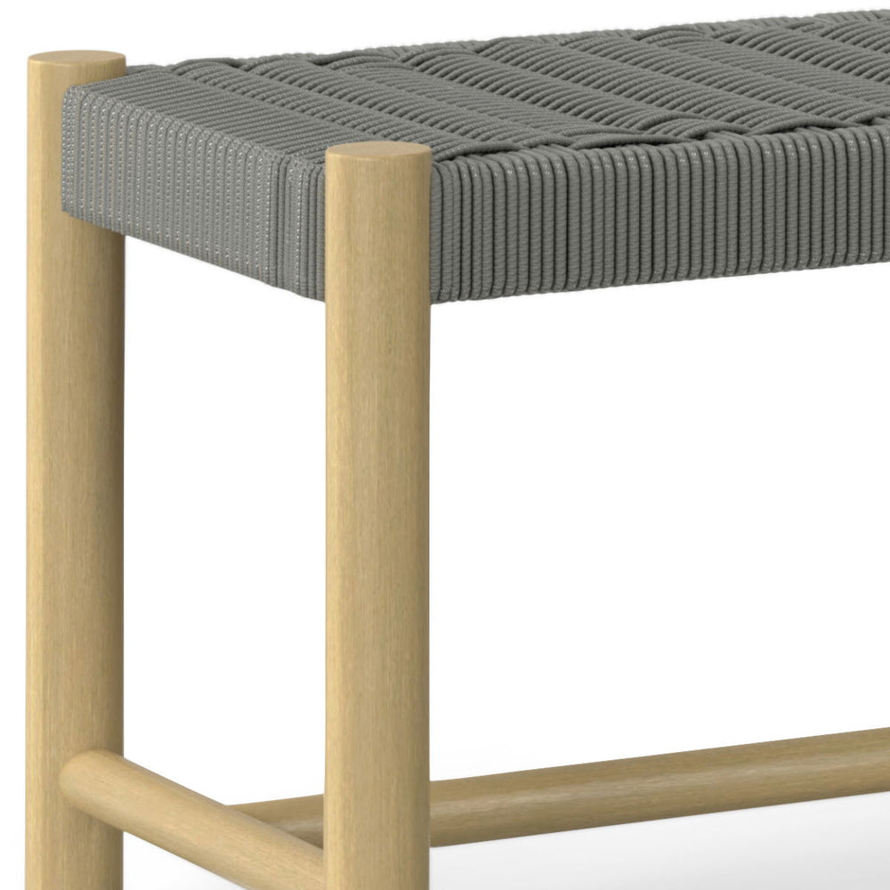 Dahlia - Outdoor Indoor Bench - Gray