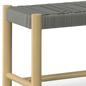 Dahlia - Outdoor Indoor Bench - Gray